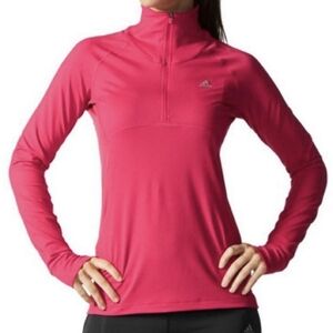 Adidas Women's Pink Long Sleeve Top